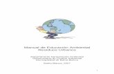 Manual de educación ambiental: Residuos urbanos