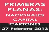 Primeras Planas Nacionales y Cartones 27 Febrero 2013