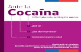 Efectos y consecuencias del consumo de Cocaina
