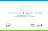 Calendario de eventos Cuba 2013