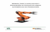 Manual para la evaluación y prevención de riesgos en líneas automáticas de producción