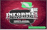 Primer Informe de Actividades Frente Juvenil Revolucionario