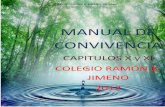 CAPITULOS X y XI MANUAL DE CONVIVENCIA COLEGIO RAMON B. JIMENO