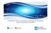 O software libre nas empresas informáticas de Galicia 2010: resumo executivo