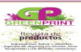 Revista de productos  Green Print