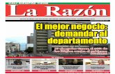 Diario La Razón lunes 30 de julio