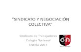 Sindicato y negociación colectiva
