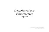 Implantes Sistema E  SL