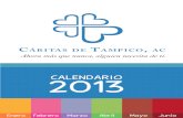 Calendario Cáritas de Tampico