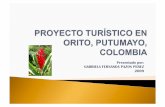 Proyecto turístico en Orito, Putumayo