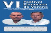 Revista VI Festival Flamenco de de Verano