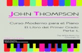 Libro de Enseñanza Musical "John Thompson. Curso Moderno para el Piano"