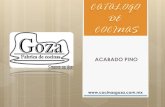 CATALOGO DE COCINAS INTEGRALES - ACABADO EN PINO