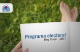 Programa Electoral BNG Bueu 2011