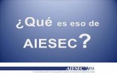 ¿Qué es eso de AIESEC?