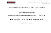 ANALISIS DEL DECRETO CONSTITUCIONAL PARA LA LIBERTAD DE LA AMERICA MEXICANA