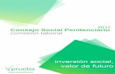 Consejo Social Penitenciario. Comisión Laboral 2011