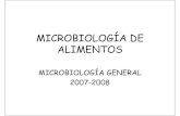 Microorganismos en alimetos