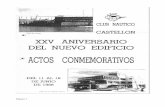 RCN CS Boletín 25 Aniversario 1988