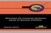 Normas de Control Interno para el Sector Público.