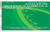 Revista Anales de Botánica Agrícola ,Volumen 14, Año 2007