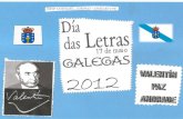 LIBRO LETRAS GALEGAS 2012