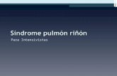 SINDROME PULMON RIÑON