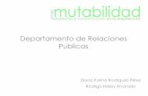 Reporte general de actividades, coordinacion de relaciones publicas