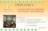 DIPLOMA PREMIO ÁRBORE NADAL