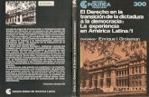 El derecho de la transicion de la dictadura a la democracia en america latina