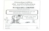 Biodiversidad en el desierto mexicano (preescolar, 1o y 2o) - Cuadernillo Actividades Ecojardín-UNAM