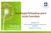 Metodologías paricipativas para la intervención comunitaria - Jaime Muñoz Vidal