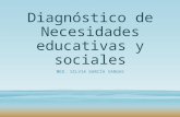 Diagnóstico de necesidades educativas y sociales