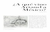 ¿A qué vino Artaud a México?