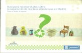 Guía para la separación de residuos sólidos