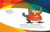 Equipo Colombia en Lima 2013