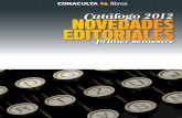 Catálogo 2012 Novedades Editoriales primer semestre