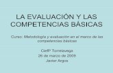 Evaluación y competencias básicas