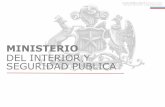 Cuentas públicas ministeriales 2012- Ministerio de Interior y Seguridad Pública.Diciembre 2012