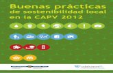 Buenas prácticas de sostenibilidad local en la CAPV 2012