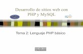 Desarrollo de sitios web con PHP y MySQL