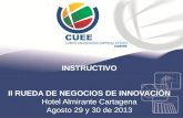 Instructivo II Rueda de Negocios de Innovación CUEE Caribe