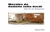 Murales de Rodolfo Julio Bardi en el Barrio de Belgrano- 2da. edición