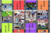 PROGRAMA ANUAL DE ACTIVIDADES DEPORTIVAS 2012