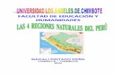 Las regiones narurales del Perú