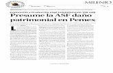 Presume la ASF daño patrimonial en Pemex