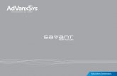 Soluciones comerciales Savant - Advanxsys