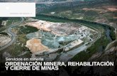 Dossier ordenación y cierre de minas 2014
