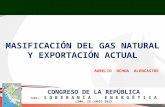 "Masificación del Gas Natural y estado de la Exportación Actual".