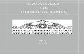 Catálogo Publicaciones 2009